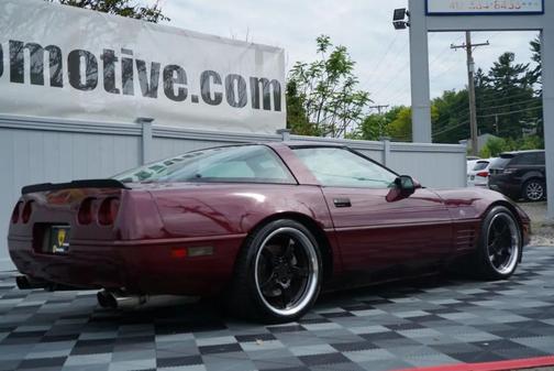 Burgundy 1993 Chevrolet Corvette Base