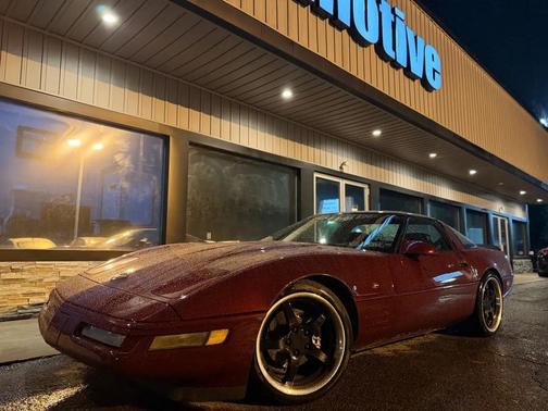 Burgundy 1993 Chevrolet Corvette Base