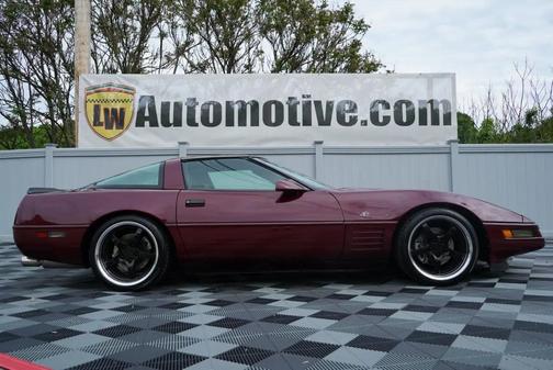 Burgundy 1993 Chevrolet Corvette Base