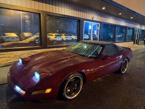 Burgundy 1993 Chevrolet Corvette Base