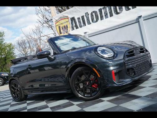Midnight Black II Metallic 2025 MINI Convertible John Cooper Works