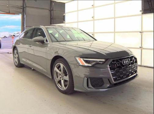 Gray 2024 Audi A6 55 Premium Plus
