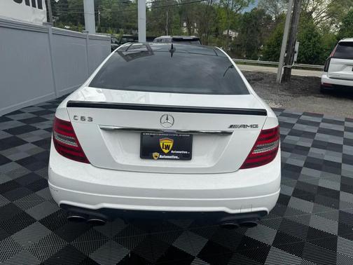 White 2014 Mercedes-Benz C-Class C 63 AMG