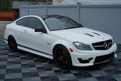 White 2014 Mercedes-Benz C-Class C 63 AMG