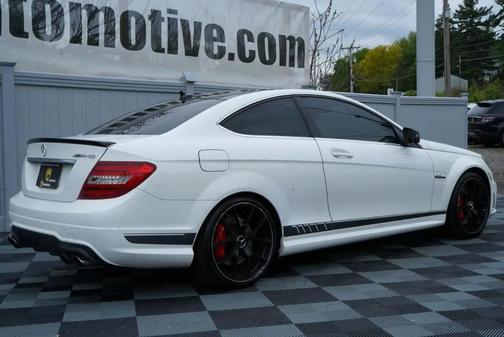 White 2014 Mercedes-Benz C-Class C 63 AMG