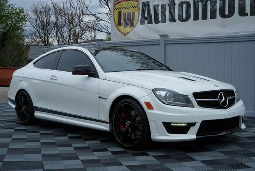 White 2014 Mercedes-Benz C-Class C 63 AMG