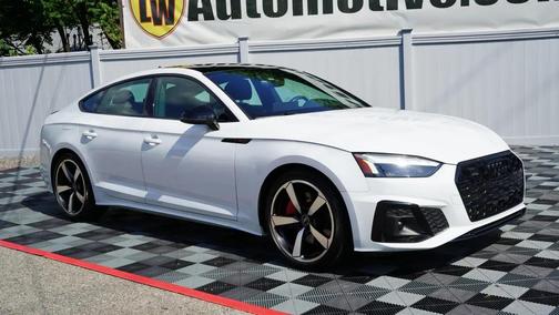 Glacier White Metallic 2023 Audi A5 Sportback 45 S Line Premium Plus