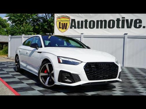 Glacier White Metallic 2023 Audi A5 Sportback 45 S Line Premium Plus