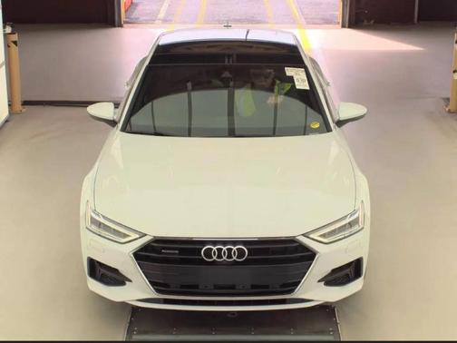Glacier White Metallic 2022 Audi A7 55 Premium