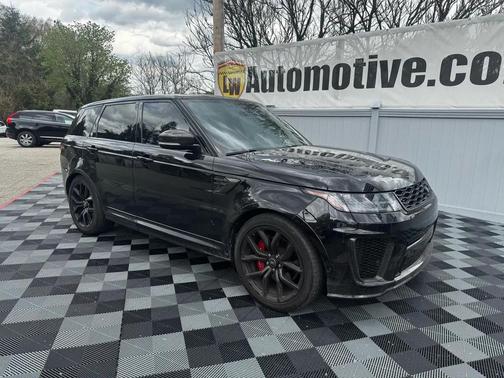 Black 2021 Land Rover Range Rover Sport SVR