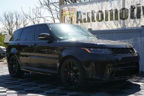 Black 2021 Land Rover Range Rover Sport SVR
