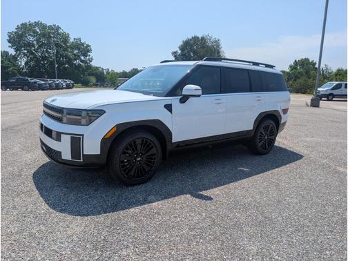 Serenity White 2026 Hyundai SANTA FE HEV Calligraphy