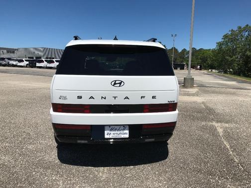 Serenity White 2026 Hyundai SANTA FE HEV Calligraphy