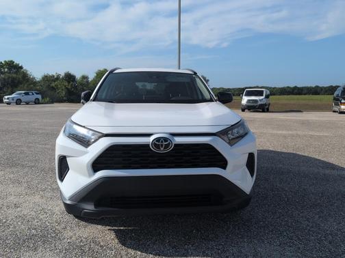 Super White 2021 Toyota RAV4 LE