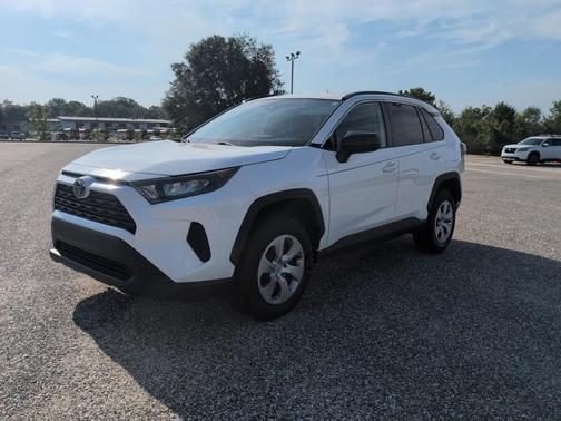 Super White 2021 Toyota RAV4 LE
