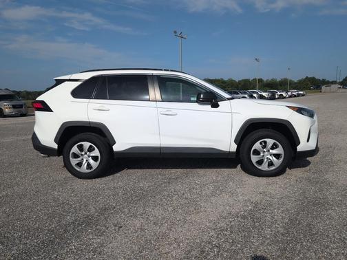 Super White 2021 Toyota RAV4 LE