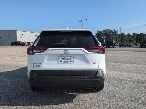 Super White 2021 Toyota RAV4 LE
