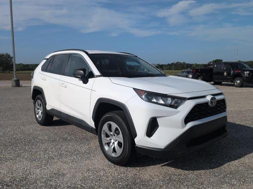 Super White 2021 Toyota RAV4 LE