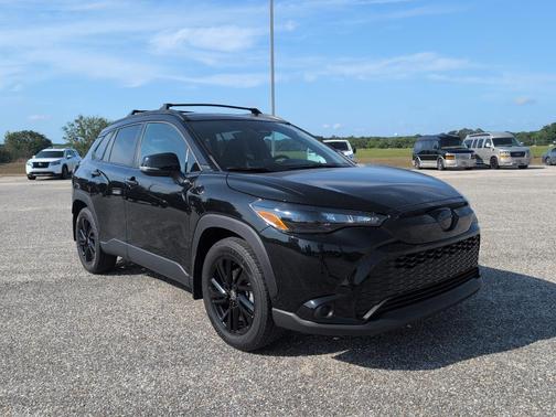 Jet Black 2025 Toyota Corolla Hybrid L