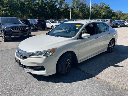 White Orchid Pearl 2016 Honda Accord Sport