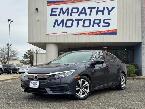 Aegean Blue Metallic 2016 Honda Civic LX