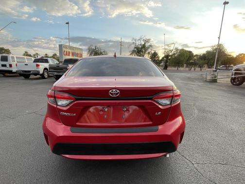 Red 2021 Toyota Corolla LE