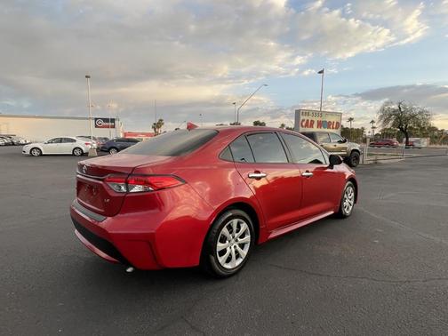 Red 2021 Toyota Corolla LE