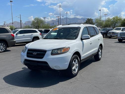 White 2007 Hyundai SANTA FE GLS
