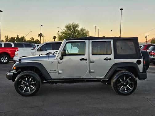 Billet Silver Metallic Clearcoat 2017 Jeep Wrangler Unlimited Sport