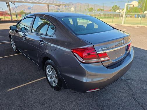 Gray 2014 Honda Civic LX