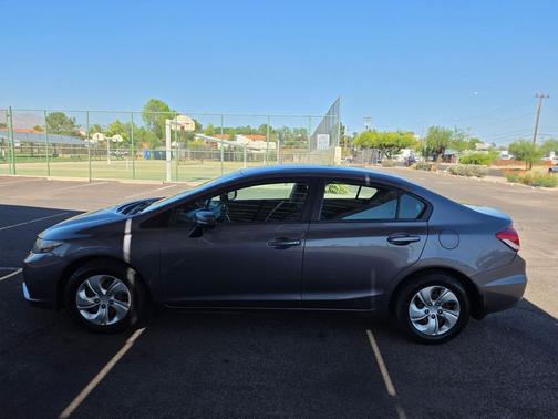 Gray 2014 Honda Civic LX