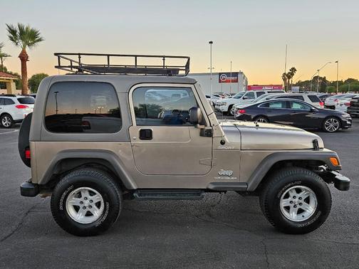 Tan 2005 Jeep Wrangler Sport