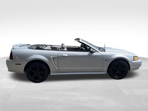 Silver Clearcoat Metallic 2000 Ford Mustang GT