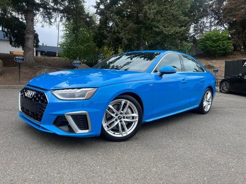 Blue 2022 Audi A4 45 S line Premium Plus
