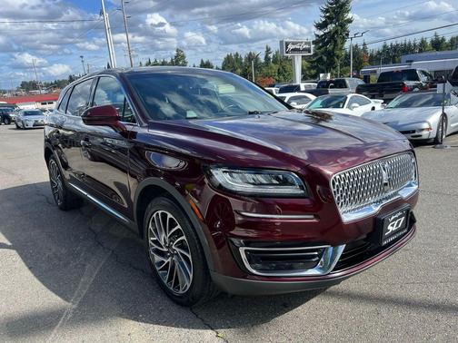 Burgundy Velvet Metallic Tinted Clearcoat 2019 Lincoln Nautilus Reserve
