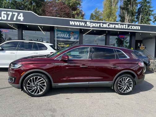 Burgundy Velvet Metallic Tinted Clearcoat 2019 Lincoln Nautilus Reserve