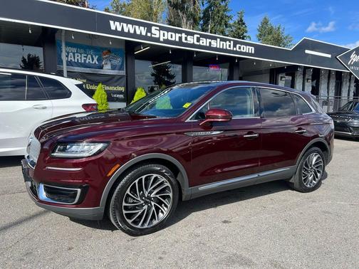 Burgundy Velvet Metallic Tinted Clearcoat 2019 Lincoln Nautilus Reserve
