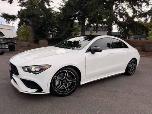 White 2020 Mercedes-Benz AMG CLA 35 4MATIC