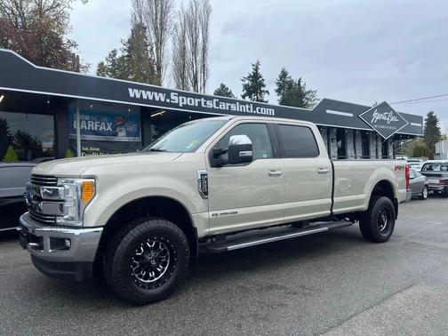 White Gold 2017 Ford F-350 Lariat