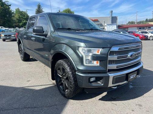White Platinum Metallic Tri-Coat 2015 Ford F-150 Platinum
