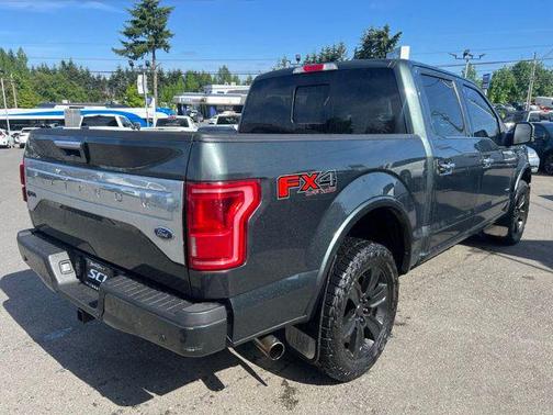 White Platinum Metallic Tri-Coat 2015 Ford F-150 Platinum