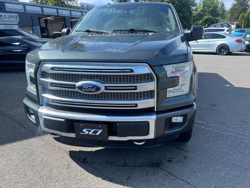 White Platinum Metallic Tri-Coat 2015 Ford F-150 Platinum