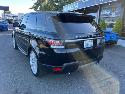 Santorini Black 2016 Land Rover Range Rover Sport 3.0L Turbocharged Diesel HSE Td6
