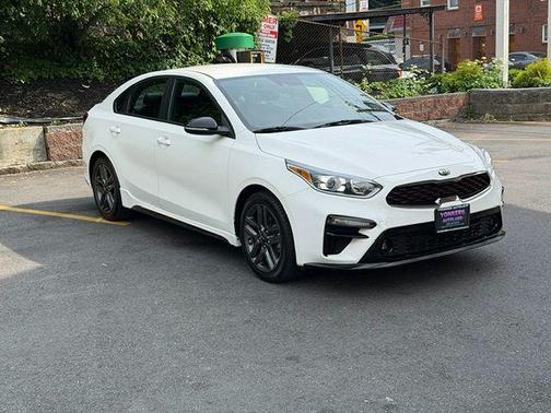 Clear White 2020 Kia Forte GT-Line