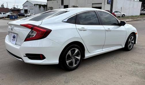 Platinum White Pearl 2020 Honda Civic LX