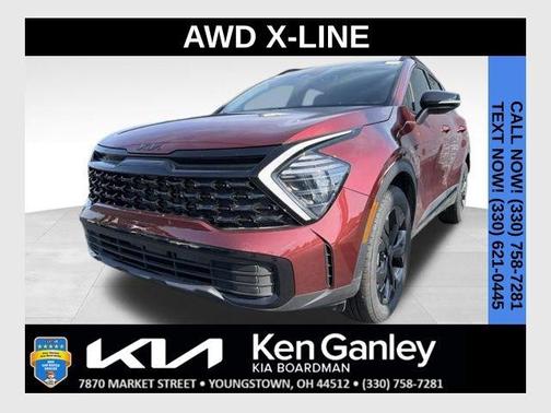 Red 2025 Kia Sportage X-Line