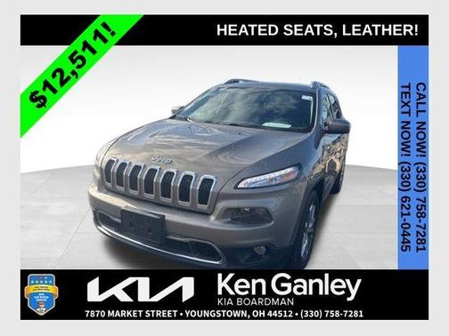 Light Brownstone Pearlcoat 2016 Jeep Cherokee Limited