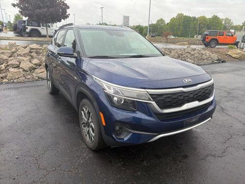 Dark Ocean Blue 2021 Kia Seltos EX