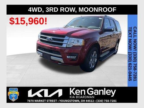 Ruby Red Metallic 2016 Ford Expedition Platinum