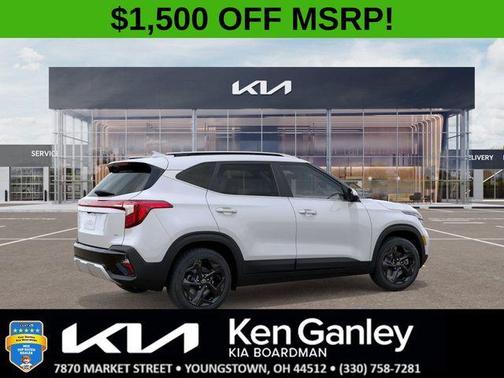 Snow White Pearl 2026 Kia Seltos EX